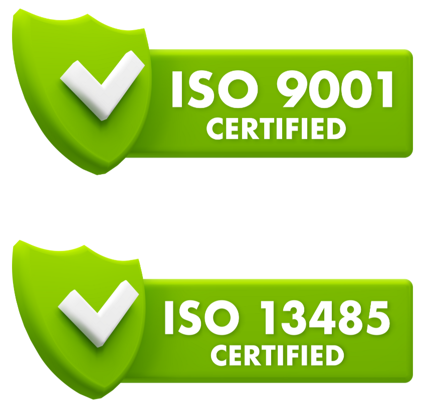 ISO 9001 and 13485
